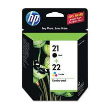 HP 21 Black & HP 22 Tri-color Original 2 Cartridges (C9509FN) -