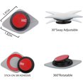 thumbnail image 3 of GHSDFBB Blind Spot Mirror，Rhombus Shaped HD Glass Frameless Convex Rear View Mirror with Wide Angle Adjustable Stick for Cars SUV and Trucks, Pack of 2, 3 of 5