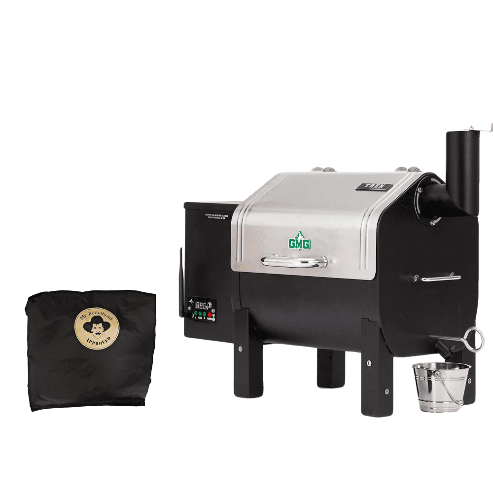 GMG Trek WiFi Portable Grill & Smoker With Pellethead Cover