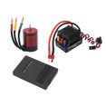 thumbnail image 3 of Kit ESC de motor sin cepillo impermeable 3650 kit de tarjeta de programación ESC de motor sin cepillo 60a, adecuado para automóviles 1 / 10 RC 3100kv, 3 of 10