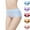 Hot Pink, variant on yunLCZ Underwear for Women Cotton Women's 5 Piece Mixed Color Summer Thin Mid Waist Crotch Breathable Comfortable Underwear Wasit Hipster Brief Panties for Ladies