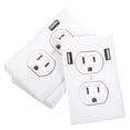 thumbnail image 1 of Miangastore Power Socket Stickers Prank For Adults In White Vinyl For Home 20Pcs, 1 of 8
