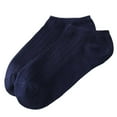 thumbnail image 2 of Tittly Cotton Socks Socks for Women Unisex Solid Color Fashion Skateboard Sock Comfortable Socks Slouch Socks Cute Socks Navy One Size, 2 of 2