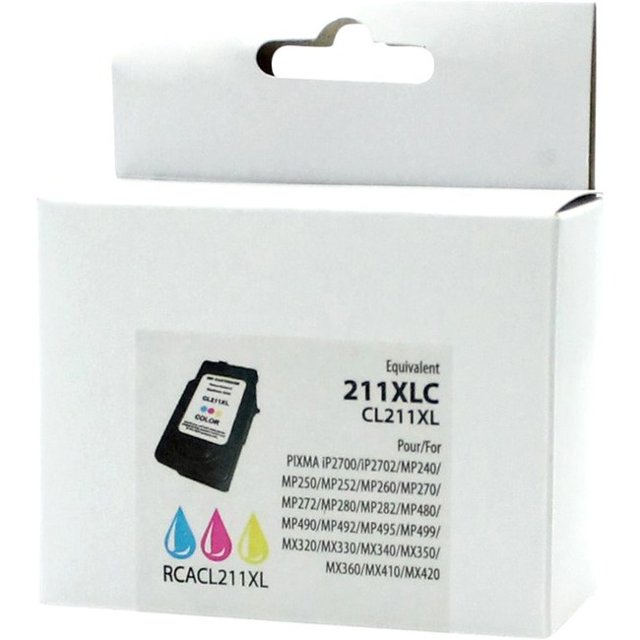Cartouche d'Encre Neutre - Remanufacturée pour Canon cl211TG - Couleur