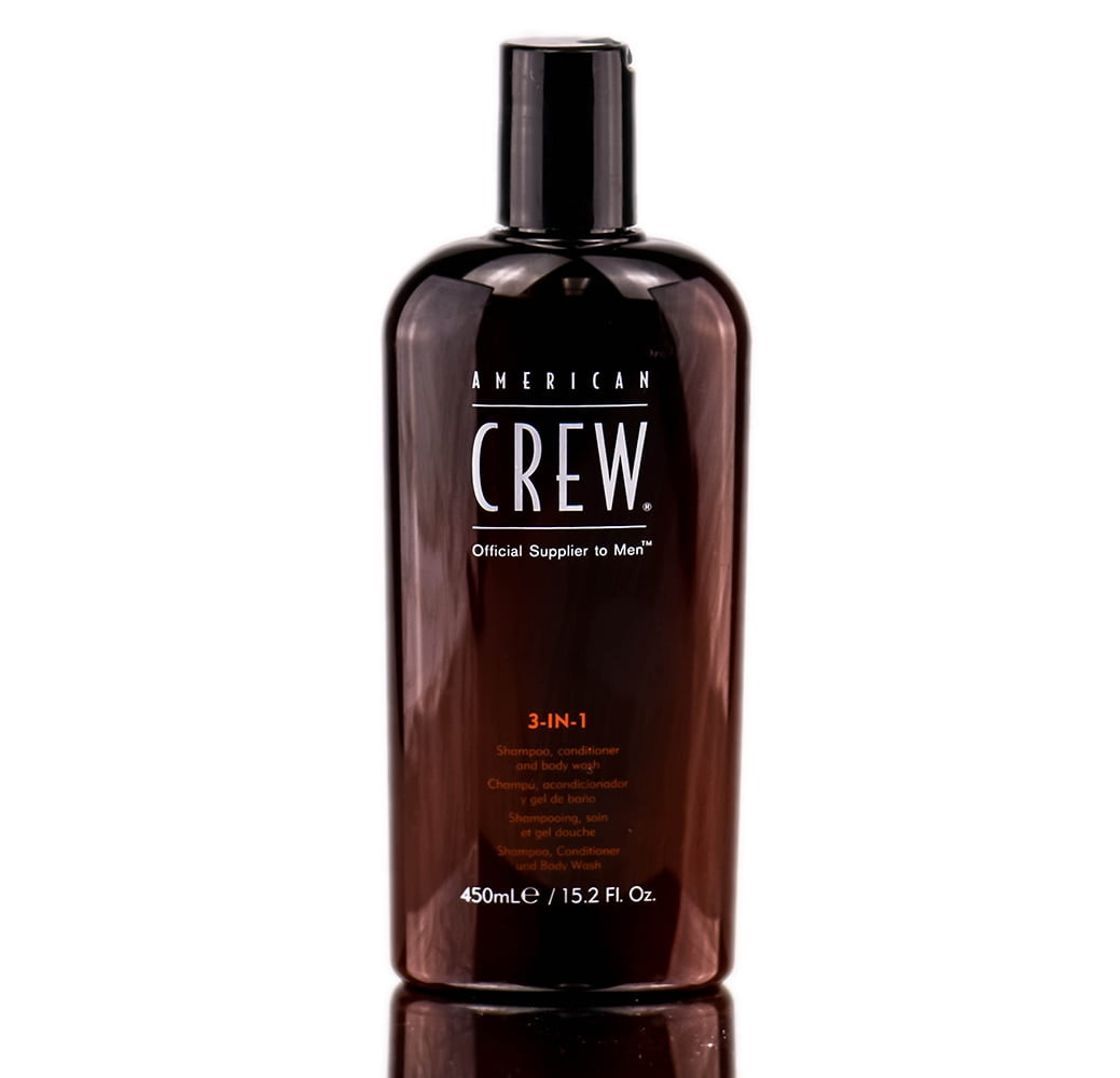 American Crew Classic 3in1 Shampoo, Conditioner, Body Wash (Size 15