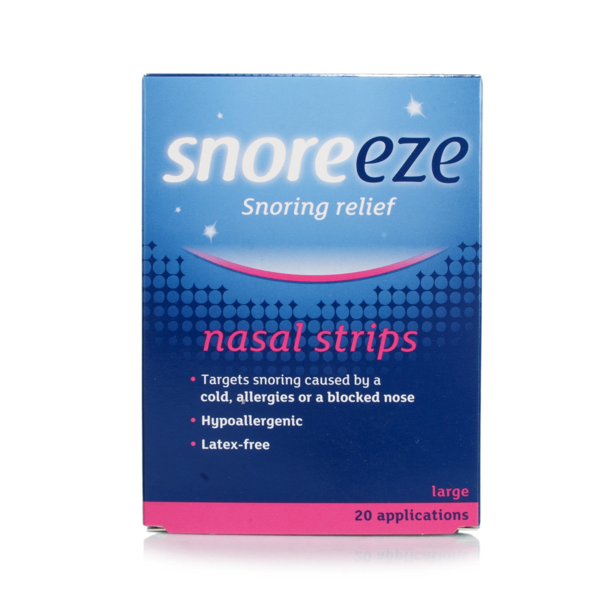 Snoreeze Nasal 20 Large Strips