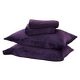 thumbnail image 2 of Velvet Plush Fleece Solid Sheet Set, King, 4 Pieces, 2 of 5