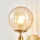 thumbnail image 5 of Lámpara de pared Apliques de pared modernos Pantalla de cristal de globo Lámpara de pared interior del hogar para sala de estar Dormitorio Pasillo Accesorio de luz Luz de pasillo en forma de bola (bom Eccomum lámpara de pared, 5 of 7
