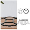 thumbnail image 3 of WRITWAA 2pcs Wok Gas Stove Rack Enamel Black Anti-slip for Cooks and Homeowners, 3 of 8