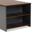 thumbnail image 4 of Baxton Studio Thornton Brown and Grey Finished Wood Storage Coffee Table, 4 of 7