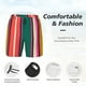 thumbnail image 3 of Fotbe Vertical Stripes Traje de Baño para Hombre – Shorts de Natación de Secado Rápido con Forro y Bolsillos-X-Large, 3 of 6