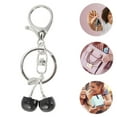 thumbnail image 3 of Unique Bargains 1 Pc Stylish Cherry Handbag Charms Keychains Bag Accessories Black, 3 of 5