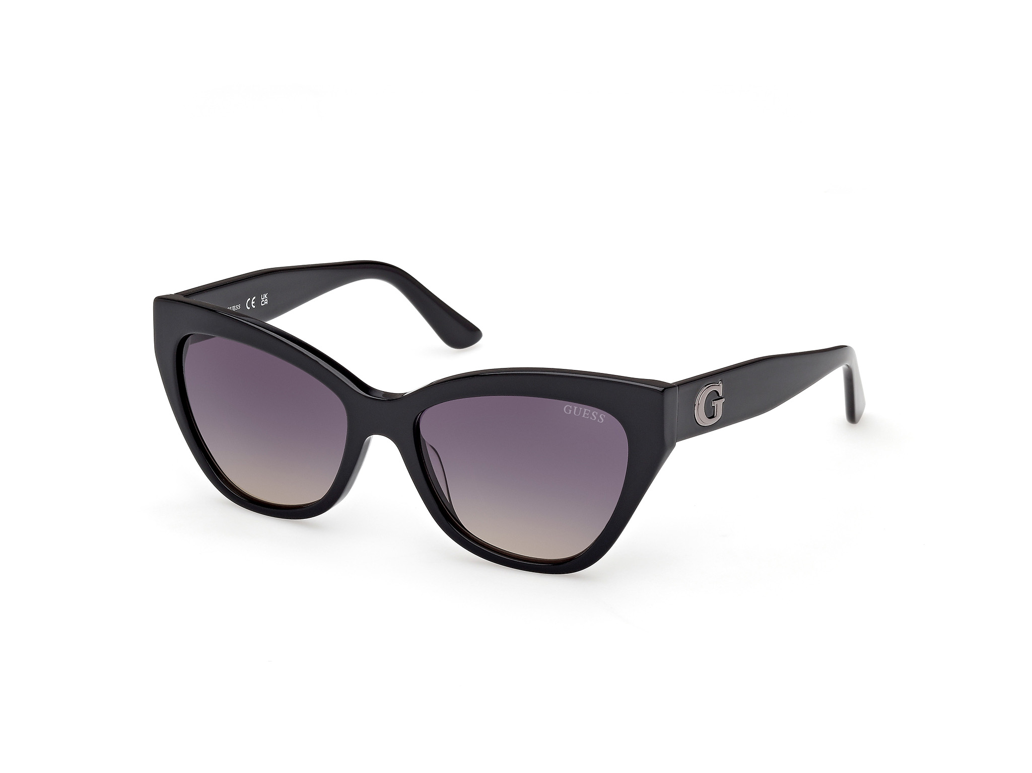 Guess sunglasses GU00105 WOMAN 56/15/140 01B shiny black 