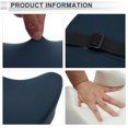 thumbnail image 3 of Almohada para reposacabezas de automóvil Unique Bargains Almohada de soporte para cuello ergonómica y cómoda Poliéster, Espuma de Memoria Ancho ajustable Azul Profundo 1 Pcs para conducción y viaje, 3 of 7
