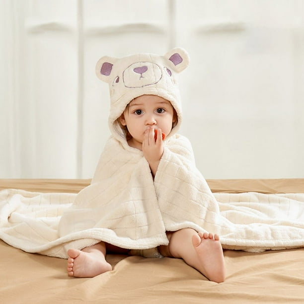 Serviette de Bain pour Bebe Super Doux a Sechage Rapide Dessin Anime Animaux Garcons Filles Bebe Peignoir Gant de Toilette avec Capuche pour les Tout Petits Walmart