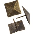 thumbnail image 3 of Juego de 10 clavos decorativos en latón envejecido de 30 x 30 mm,, 3 of 5