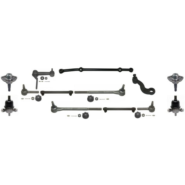 NEW 6364 CHEVY DRAG LINK, PITMAN ARM, IDLER ARM, TIE RODS, ADJUSTER