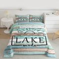thumbnail image 2 of Homewish Vintage Cottage 3 Pieces Queen Comforter Set for Teens Boys Girls,Lake House Ultra Soft Bedding Sets,Lodge Cabin Bedding Comforter Set Breathable,Luxury Bedroom Decor,Reversible, 2 of 8