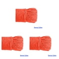 thumbnail image 3 of Langgg Color Hemp Rope Roll Making Tool 100 Cotton rope colorful twine macrame cord string thread Handmade String accessory DIY cord Orange 5mm x 10m 3Set, 3 of 6