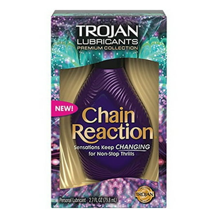 Trojan Chain Reaction Personal Lubricant, 2.7 Oz