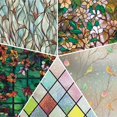 thumbnail image 2 of Película para ventanas Magnolia con adherencia estática, control de calor, protección de la privacidad, envío directo, película de vidrio extraíble reutilizable, decoración del hogar, 2 of 5