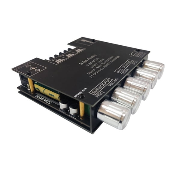 -TH21 Bluetooth 5.0 2.1Channel Subwoofer Amplifier Board 50Wx2 100W 2.1 Channel Power Audio Stereo Bass AMP