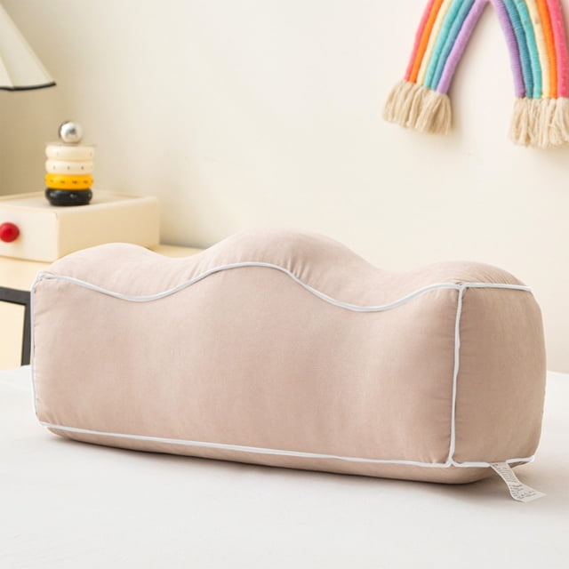 Almohada de apoyo para las piernas durante el embarazo, almohada para dormir fresca, cojín de espuma viscoelástica, funda de almohada extraíble y lavable.