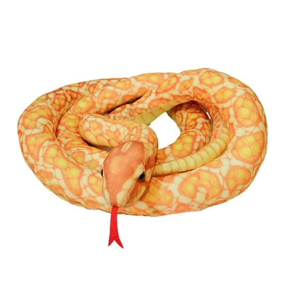Soft Life Like Snake 100cm Snake Plush Toy For Teaching Gifting