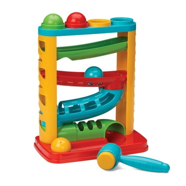Infantino Bop & Drop Ball Tower Toy, 12  Months, Multicolor