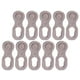 thumbnail image 2 of Conector de bicicleta de 10 piezas, accesorios de bicicleta de división rápida de alta resistencia, piezas reutilizables de aleación de aluminio para 678 plata Baoblaze cadena de bicicleta, 2 of 7
