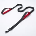 thumbnail image 1 of Padded Double Handle Dog Leash Heavy Duty 5ft 6ft Long Reflective Training Leash for Medium to Large Dogs (25 ~ 120lbs), 1 of 16