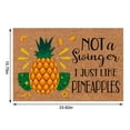 thumbnail image 3 of SLYNSHome Pineapple Component Door Mat Welcome Floor Doormat 23.62 X 15.75in Non Slip Floor Mat Summer Holiday Funny Novelty Door Mats Indoor Outdoor Decor, 3 of 8