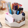 thumbnail image 2 of Rotating Pen Holder Pencil Holder For Desk Rotating Pencil Holder Rotating Desk Organizer Office Supplies, 2 of 8