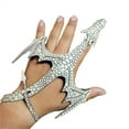 thumbnail image 4 of IMENGL Leather Hand Dragon Bracelet Adjustable Dragon Cuff Bracelet With 3D Printed Vintage Leather Dragon Wrap Bracelet Cool Bracelet Decoration Dragon Bracelet Gift Retelling Finger Puppets,Finger, 4 of 7