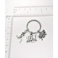 thumbnail image 2 of 13.1 Half Marathon themed keychain. Includes Runner Figurine, 13.1 sign, and I Love to Run Charms. Half Marathon Runner gift., 2 of 2