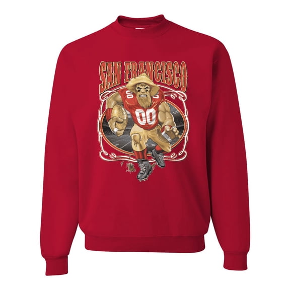 Wild Bobby, San Francisco Fan | SF Fantasy Football ,Sports, Unisex Crewneck Graphic Sweatshirt, Red, Small