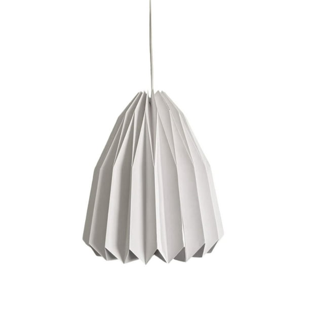 Pantalla de lámpara de origami de papel Pantalla de lámpara de techo de origami Cubierta de luz decorativa para Estilo B