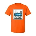thumbnail image 2 of Wild Bobby, Ford Built Tough, Cars and Trucks, Men Graphic Tee, Orange, Large, 2 of 4