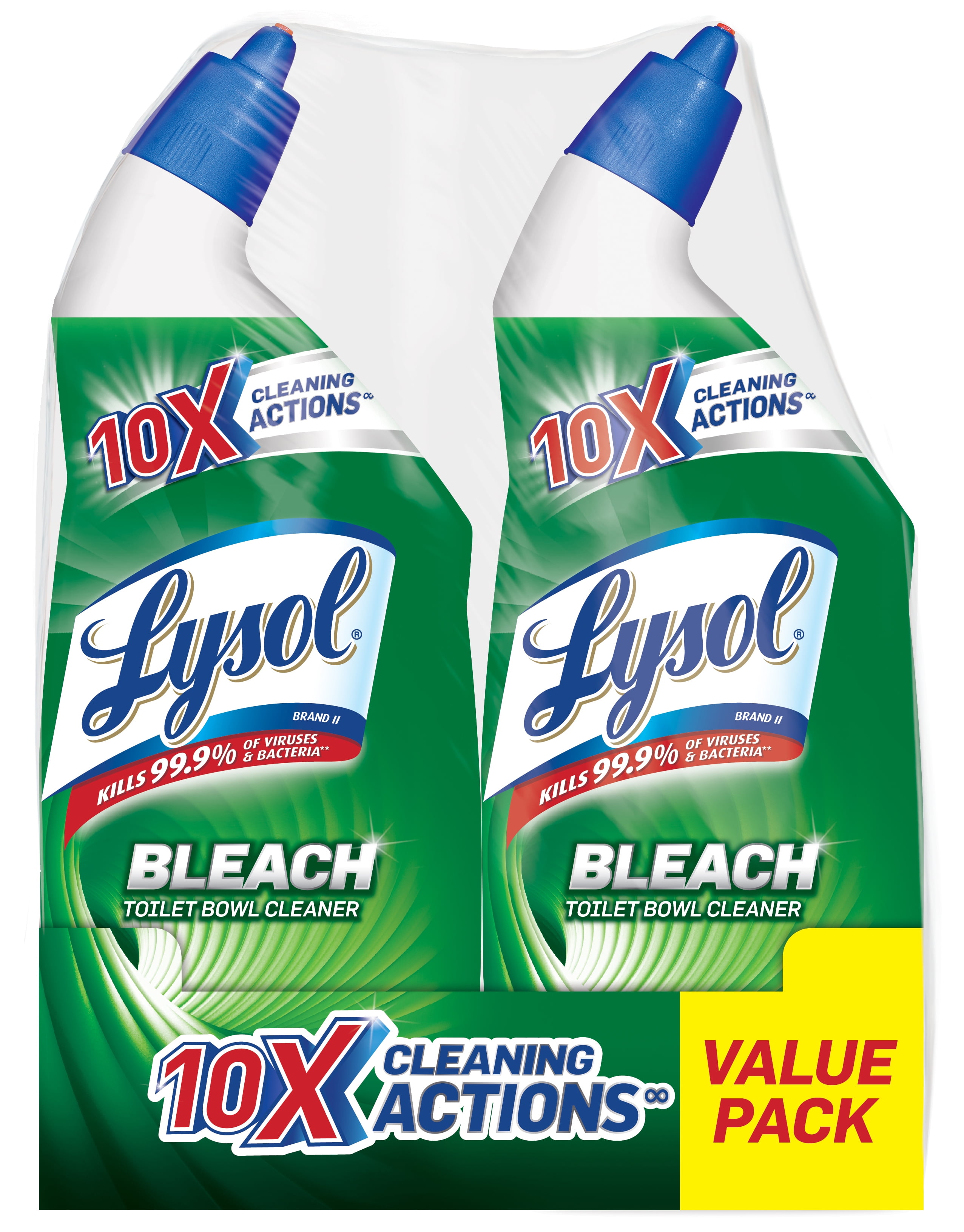 Lysol blch Toilet Bowl cleanr, 24 Ounce, 2 Count