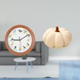 thumbnail image 2 of Reloj de pared decorativo con forma de calabaza y pájaro cantor melódico para cocina, dormitorio, sala de estar, hogar, decoración festiva de temporad, 2 of 8