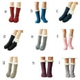 thumbnail image 2 of Sonducket 4 piezas de calcetines altos hasta el muslo JK Cosplay sobre la rodilla antideslizante estilo preppy calcetín largo y cálido botas calcetería Type2 NO2 Sonducket AP008855-09, 2 of 6