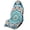 Blue-Ground Mandala Floral, variant on XYZCANDO Terry Cloth Car Seat Covers Waterproof Microfiber Towel, Compatible with Seat Covers & Liner Van, for Sedans SUVs Trucks, Beach Sky Palm