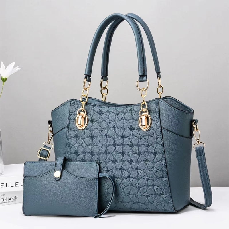 GASTROPOD Womens Ladies Tote Bag Fashion Shoulder Tote Leather Handbags Purse Sets Large Crossbody Bags Ladies Satchel Purse and Wallet Set for Women Purses