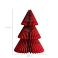 thumbnail image 3 of Foldable Paper Christmas Tree Decoration 3D Honeycomb Tabletop Ornament Reusable Holiday Party Decor Easy Assembly Festive Centerpiece for Home or Office Display, 3 of 3