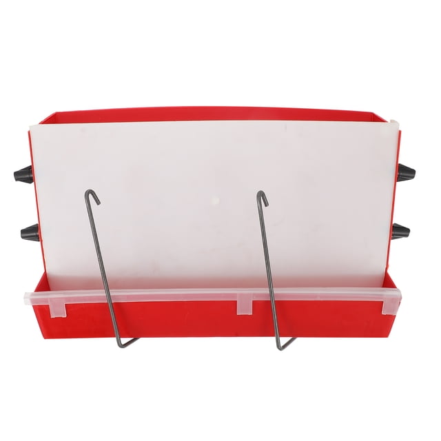 Quail Automatic Feeder for Poultry Use Durable Plastic Large Capacity Easy to Clean with Fixed Hook
