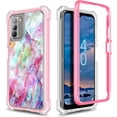 thumbnail image 6 of Nagebee Phone Case Compatible for Nokia G400 5G (N1530DL) with Tempered Glass Screen Protector, Full-Body Protective Shockproof Rugged Bumper Cover Impact Resist Durable Phone Case (Fantasy), 6 of 6
