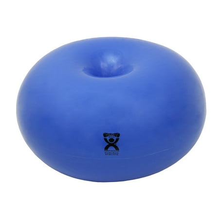CanDo Donut Exercise, Workout, Core Training, Swiss Stability Ball for Yoga, Pilates and Balance Training in Gym, Office or Classroom. Green, 85 cm W x 40