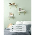 thumbnail image 4 of AMERIERGO 3 Packs Floating Shelves Wall Mounted Shelves for Bedroom, Living Room, Bathroom, Kitchen, 4 of 7