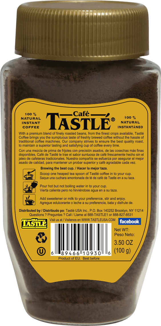 Cafe Tastle Original Instant Coffee, 3.5 oz