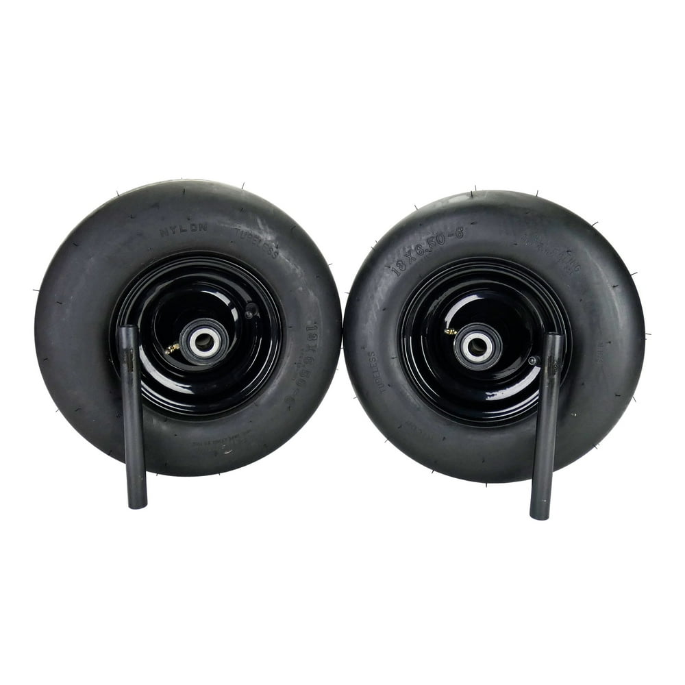 (2) Wright Pneumatic Wheel Assemblies 13x6.506 Stander ZK MidMount Z